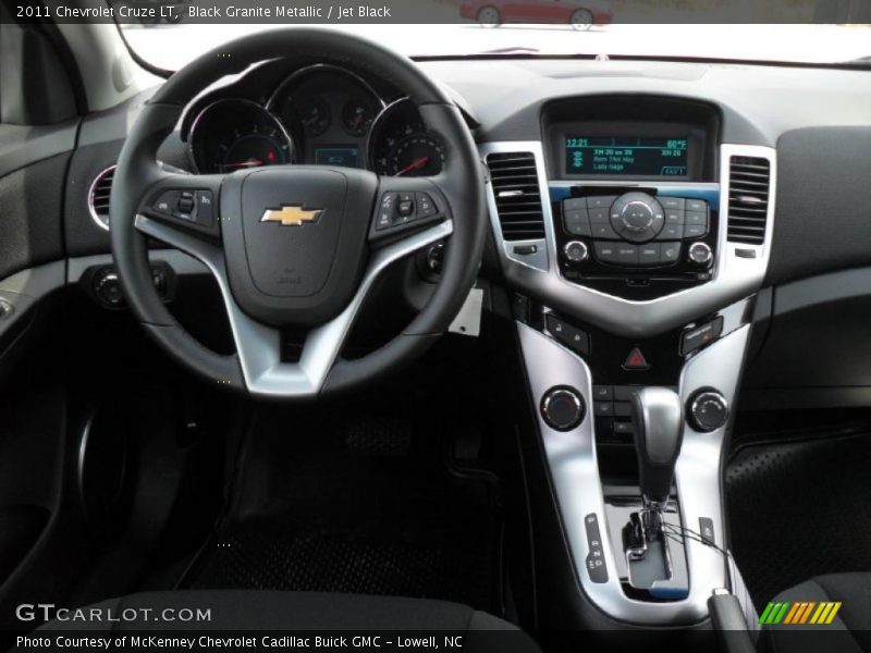 Black Granite Metallic / Jet Black 2011 Chevrolet Cruze LT