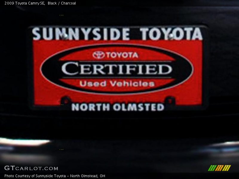Black / Charcoal 2009 Toyota Camry SE