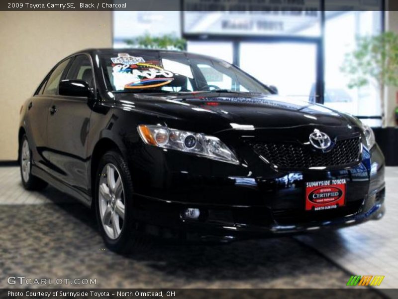 Black / Charcoal 2009 Toyota Camry SE