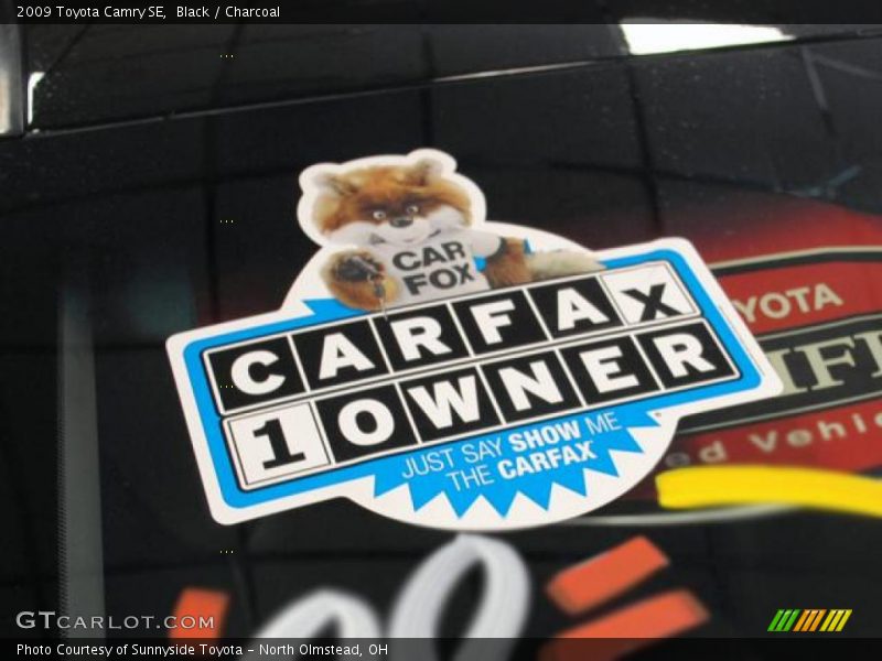 Black / Charcoal 2009 Toyota Camry SE