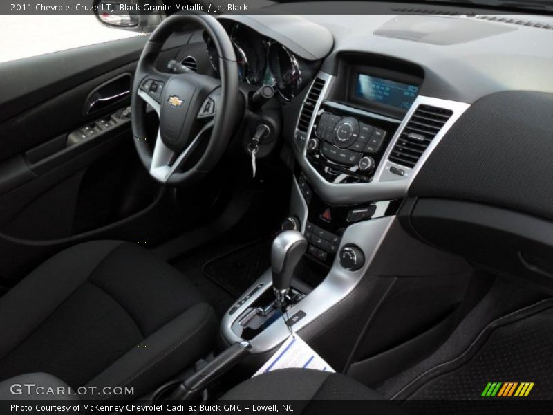 Black Granite Metallic / Jet Black 2011 Chevrolet Cruze LT