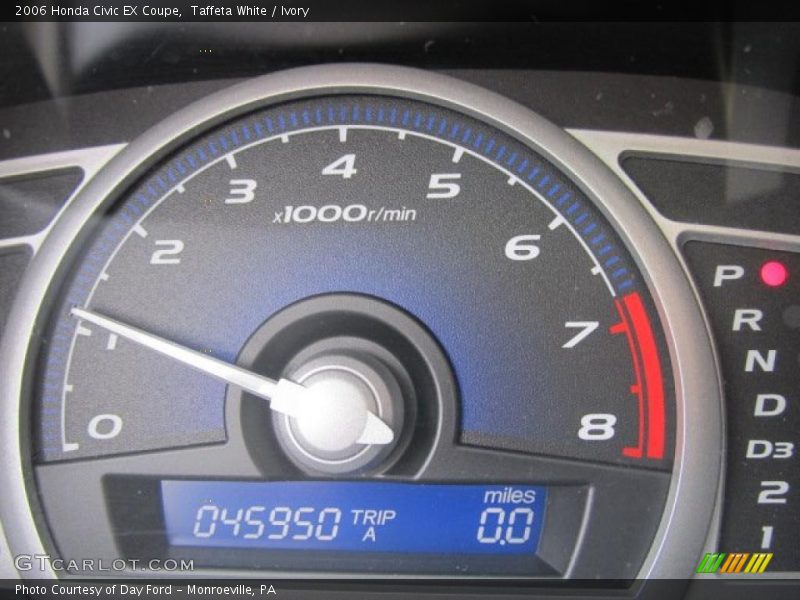 Taffeta White / Ivory 2006 Honda Civic EX Coupe