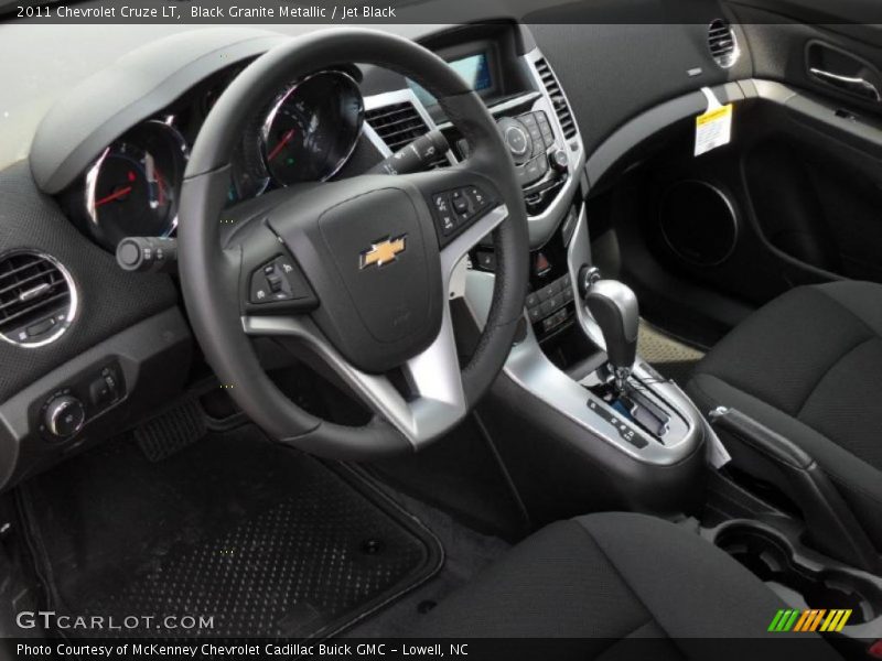 Black Granite Metallic / Jet Black 2011 Chevrolet Cruze LT