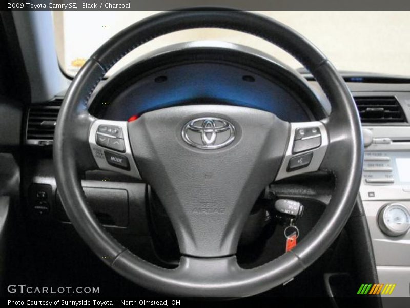 Black / Charcoal 2009 Toyota Camry SE