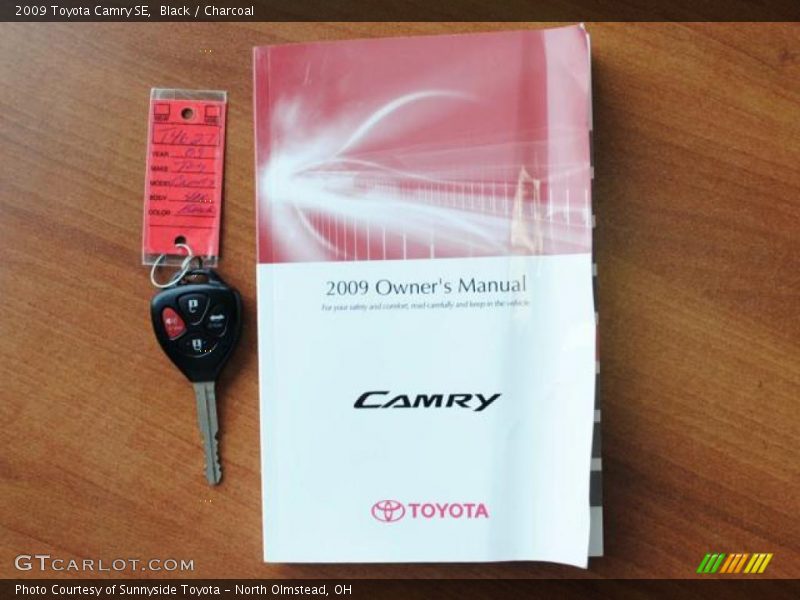Black / Charcoal 2009 Toyota Camry SE