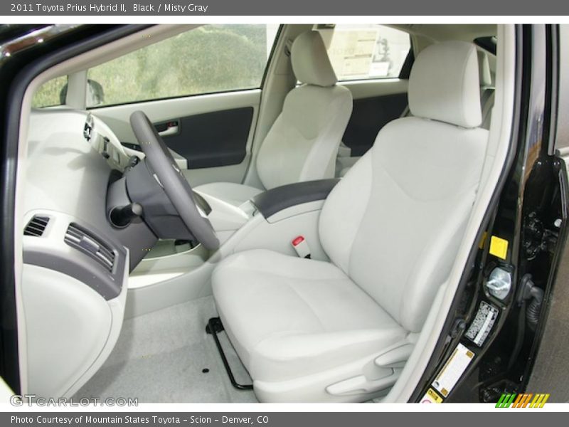  2011 Prius Hybrid II Misty Gray Interior