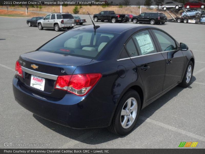 Imperial Blue Metallic / Medium Titanium 2011 Chevrolet Cruze LT