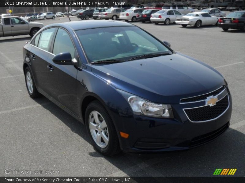 Imperial Blue Metallic / Medium Titanium 2011 Chevrolet Cruze LT