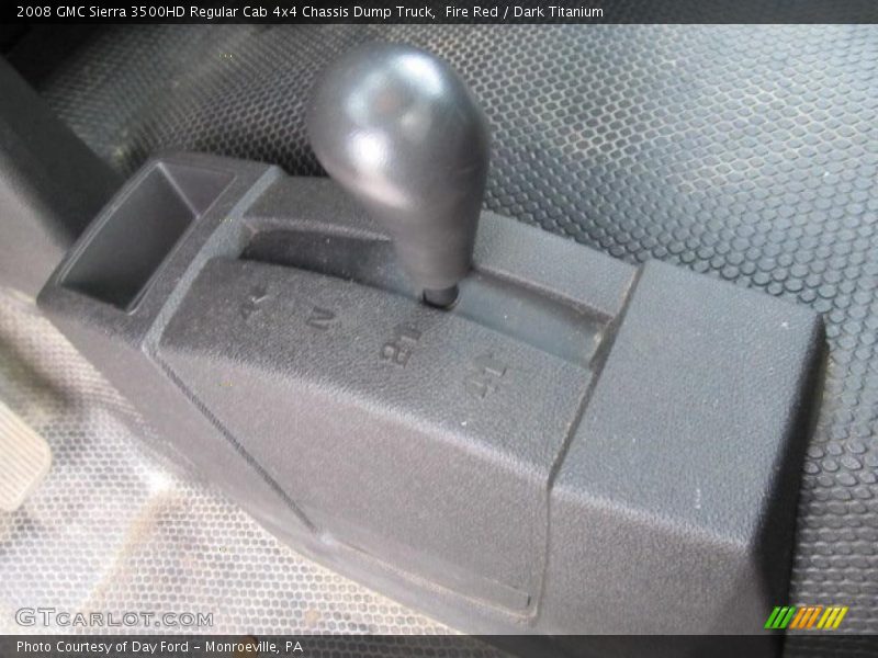 Controls of 2008 Sierra 3500HD Regular Cab 4x4 Chassis Dump Truck