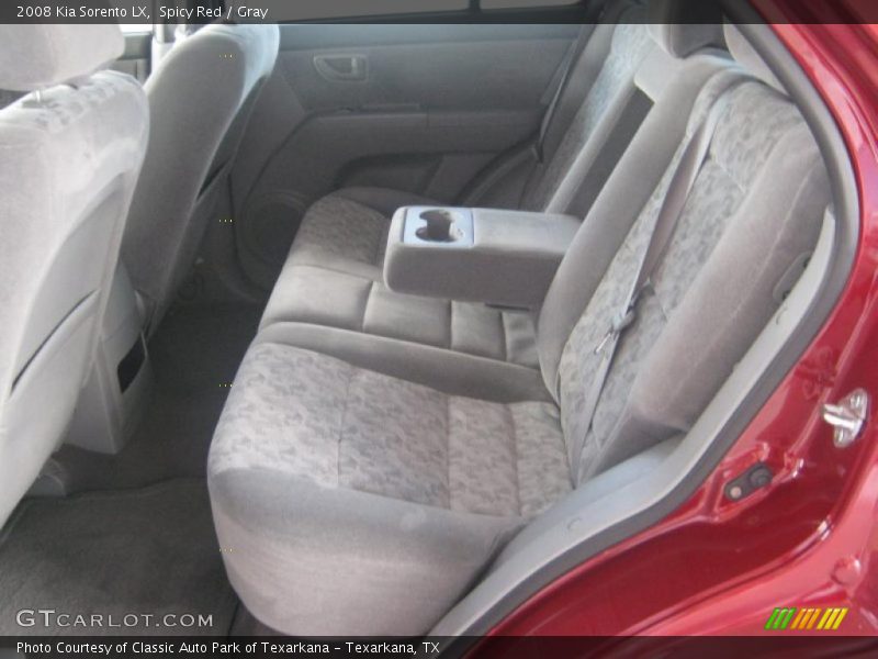 Spicy Red / Gray 2008 Kia Sorento LX