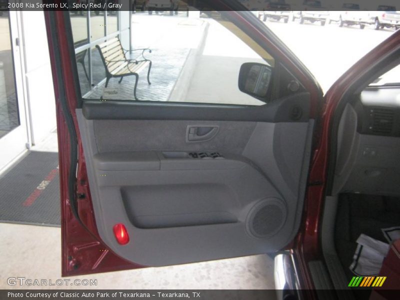 Spicy Red / Gray 2008 Kia Sorento LX