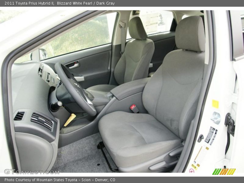  2011 Prius Hybrid II Dark Gray Interior
