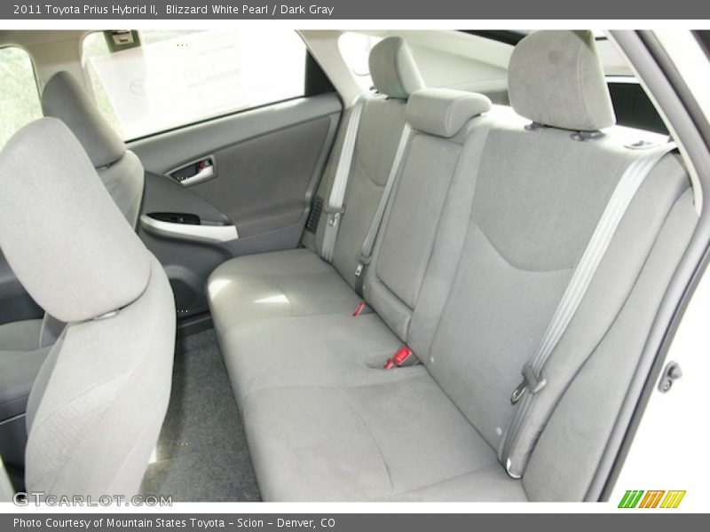  2011 Prius Hybrid II Dark Gray Interior