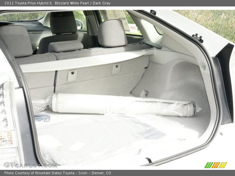 Blizzard White Pearl / Dark Gray 2011 Toyota Prius Hybrid II