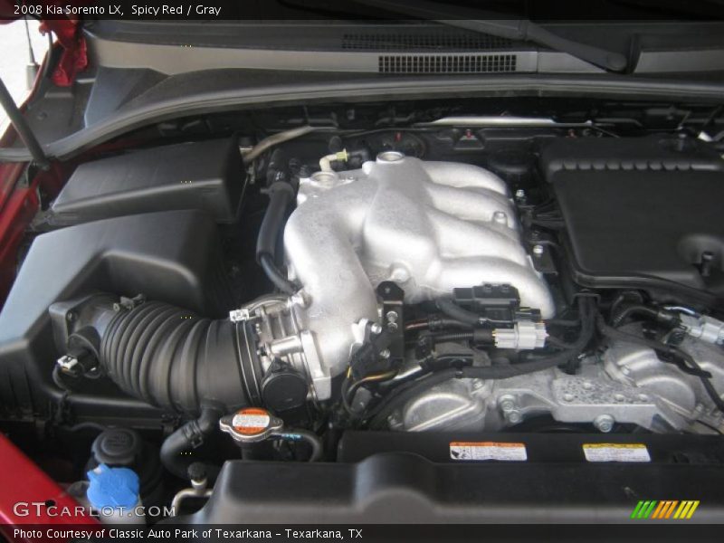 Spicy Red / Gray 2008 Kia Sorento LX