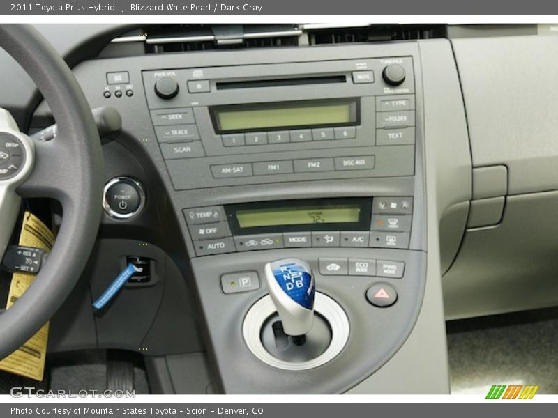 Controls of 2011 Prius Hybrid II