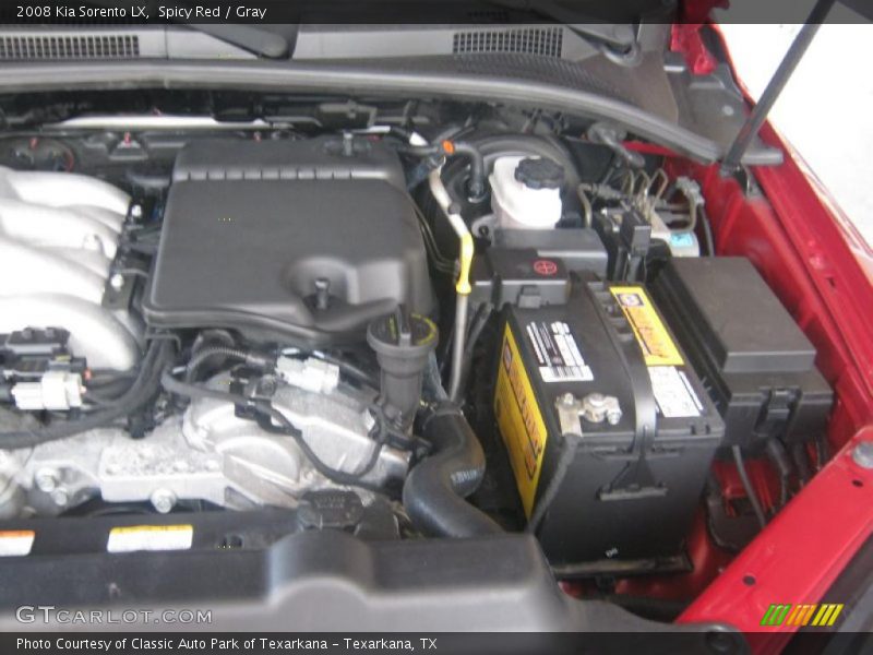 Spicy Red / Gray 2008 Kia Sorento LX