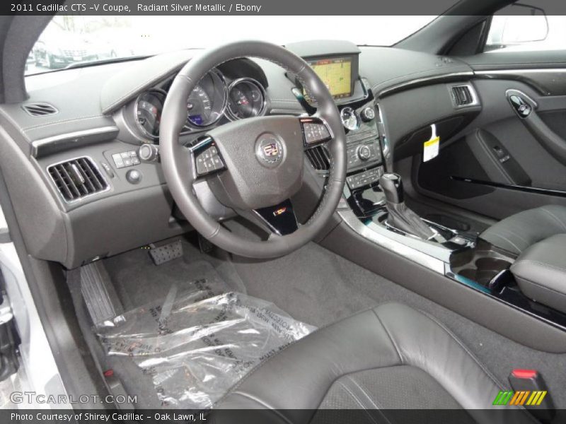 Ebony Interior - 2011 CTS -V Coupe 