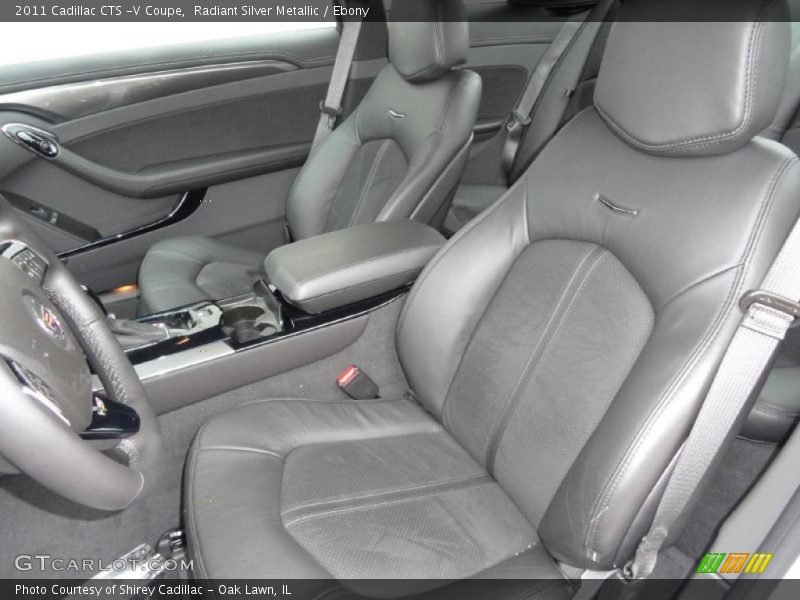  2011 CTS -V Coupe Ebony Interior