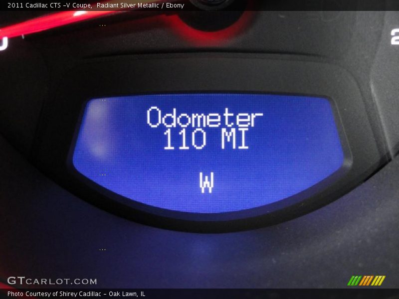 Radiant Silver Metallic / Ebony 2011 Cadillac CTS -V Coupe
