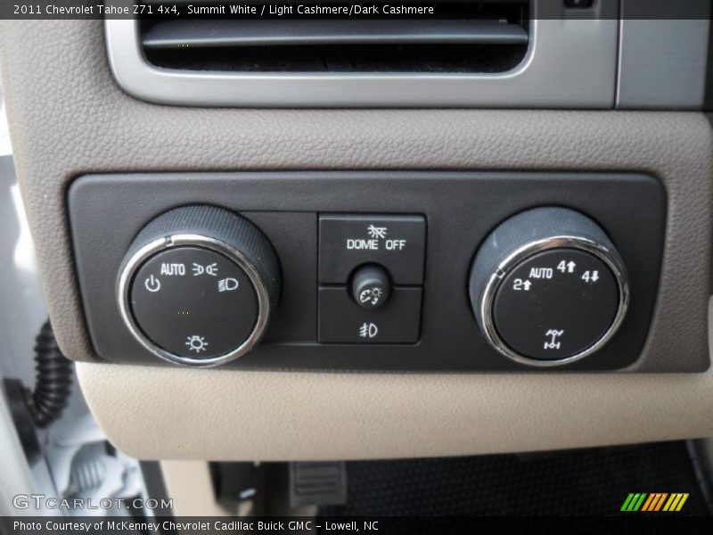 Controls of 2011 Tahoe Z71 4x4