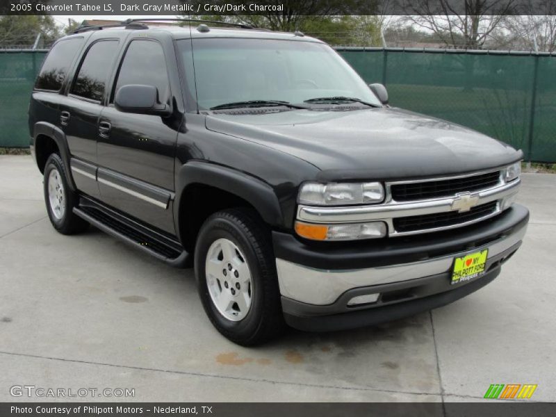 Dark Gray Metallic / Gray/Dark Charcoal 2005 Chevrolet Tahoe LS