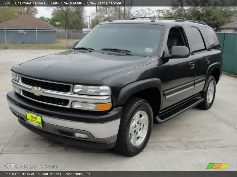 Dark Gray Metallic / Gray/Dark Charcoal 2005 Chevrolet Tahoe LS