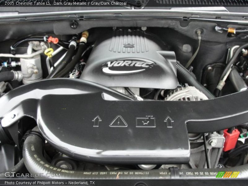 Dark Gray Metallic / Gray/Dark Charcoal 2005 Chevrolet Tahoe LS
