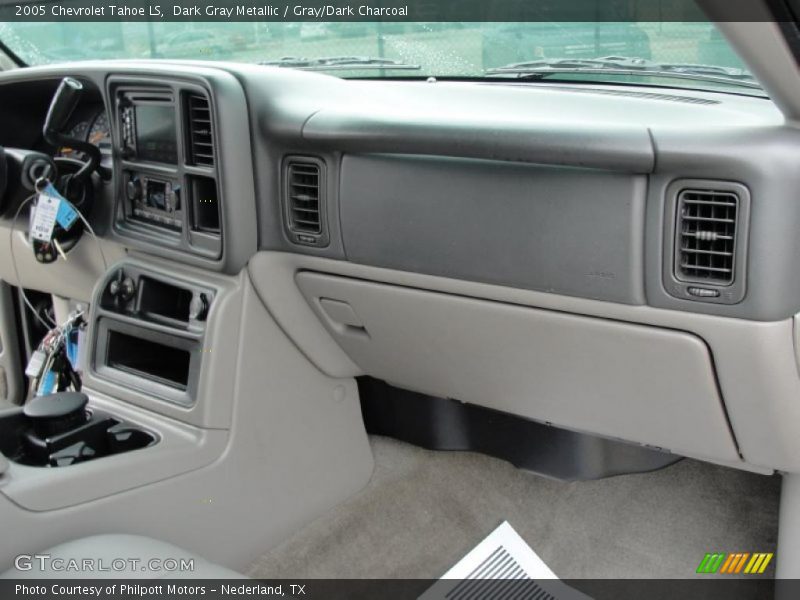 Dark Gray Metallic / Gray/Dark Charcoal 2005 Chevrolet Tahoe LS