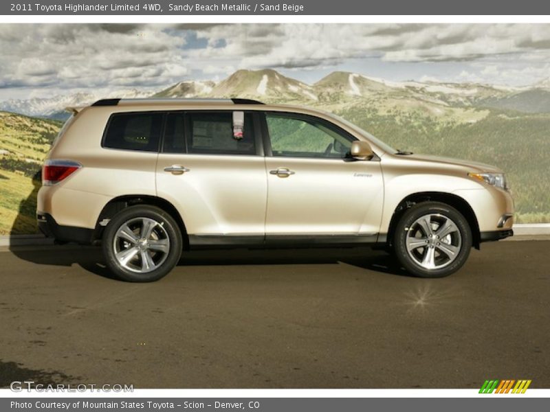  2011 Highlander Limited 4WD Sandy Beach Metallic
