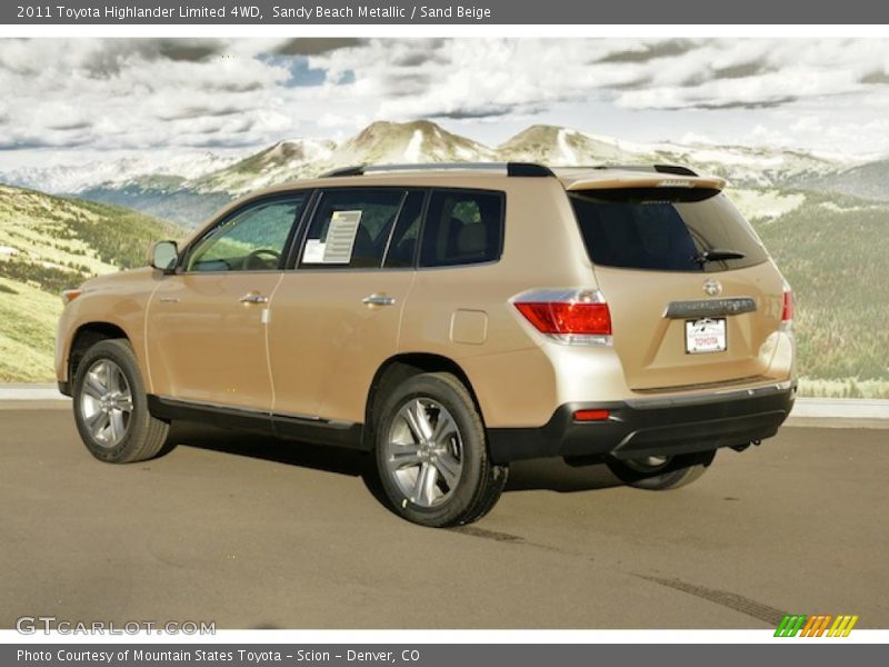  2011 Highlander Limited 4WD Sandy Beach Metallic