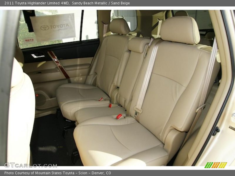  2011 Highlander Limited 4WD Sand Beige Interior