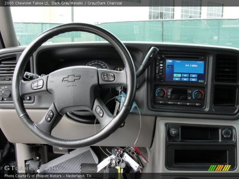 Dark Gray Metallic / Gray/Dark Charcoal 2005 Chevrolet Tahoe LS