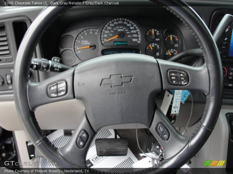Dark Gray Metallic / Gray/Dark Charcoal 2005 Chevrolet Tahoe LS