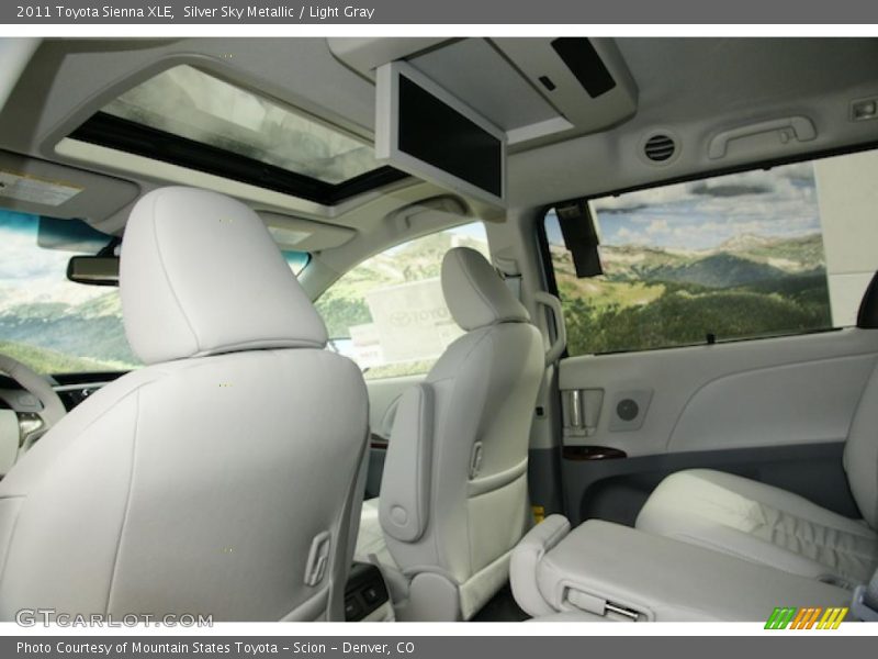 Silver Sky Metallic / Light Gray 2011 Toyota Sienna XLE