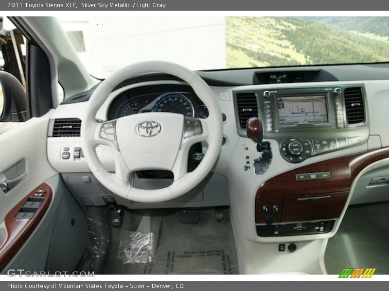 Dashboard of 2011 Sienna XLE