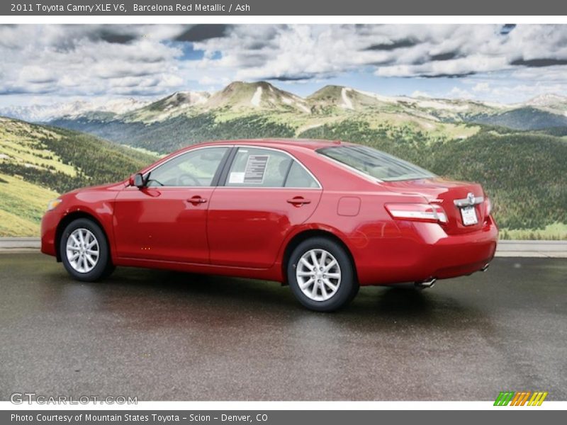 Barcelona Red Metallic / Ash 2011 Toyota Camry XLE V6