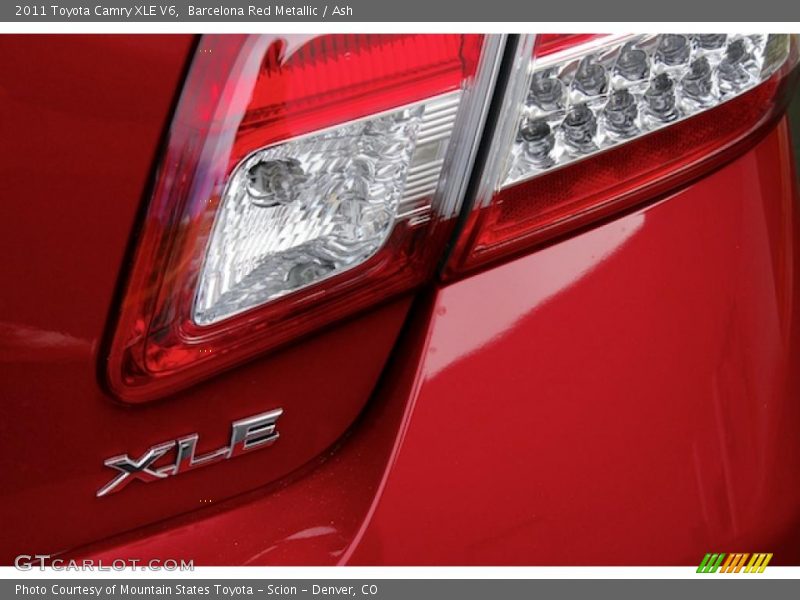 Barcelona Red Metallic / Ash 2011 Toyota Camry XLE V6