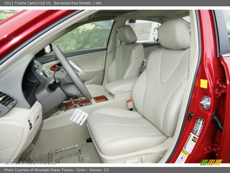 Barcelona Red Metallic / Ash 2011 Toyota Camry XLE V6