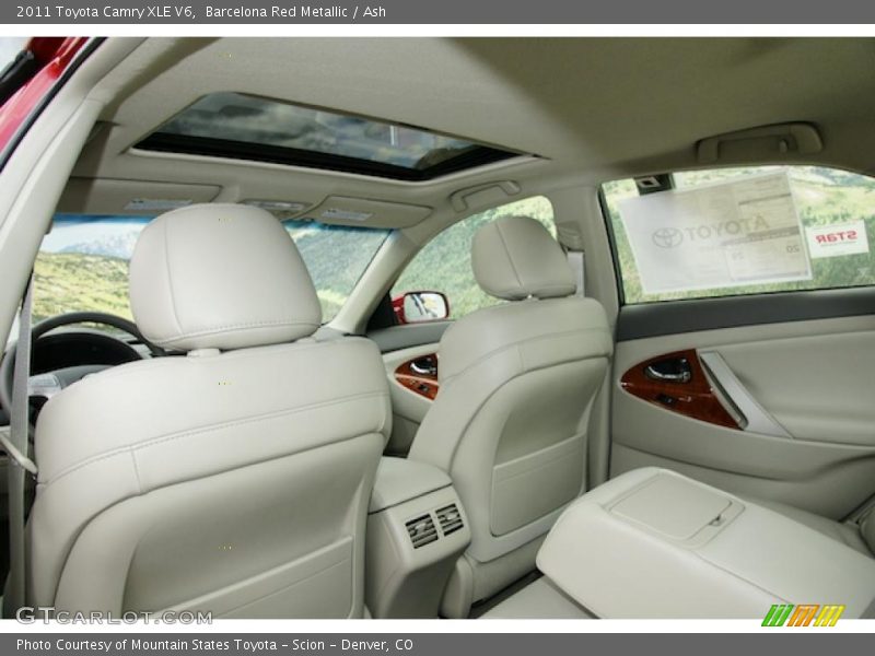 Barcelona Red Metallic / Ash 2011 Toyota Camry XLE V6