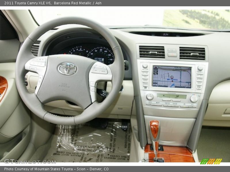 Barcelona Red Metallic / Ash 2011 Toyota Camry XLE V6