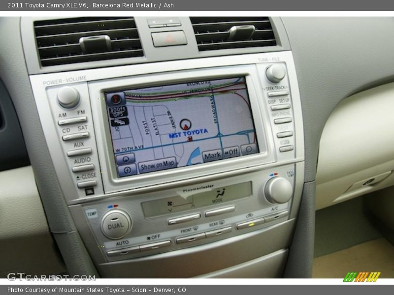 Barcelona Red Metallic / Ash 2011 Toyota Camry XLE V6