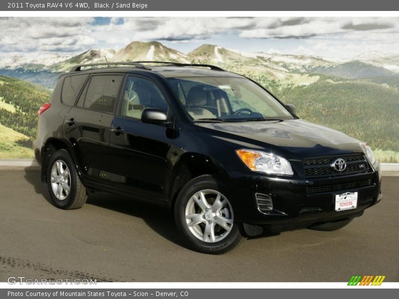 Black / Sand Beige 2011 Toyota RAV4 V6 4WD