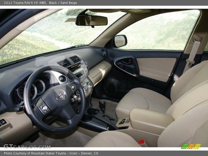 Black / Sand Beige 2011 Toyota RAV4 V6 4WD
