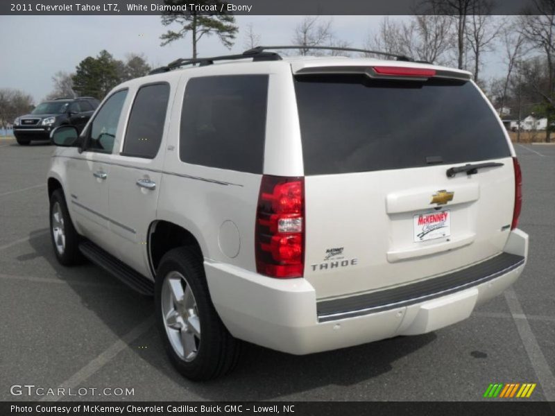 White Diamond Tricoat / Ebony 2011 Chevrolet Tahoe LTZ