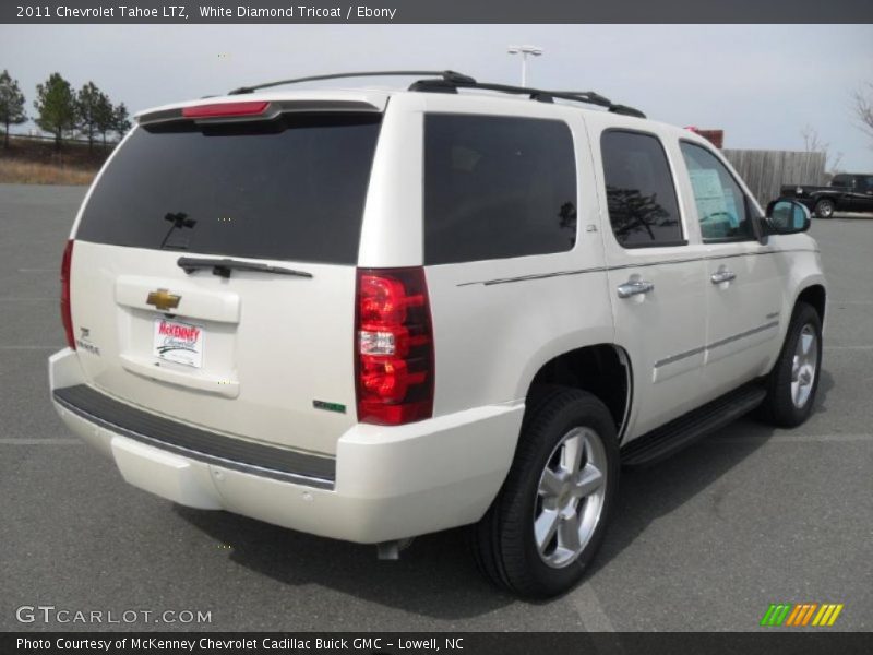 White Diamond Tricoat / Ebony 2011 Chevrolet Tahoe LTZ