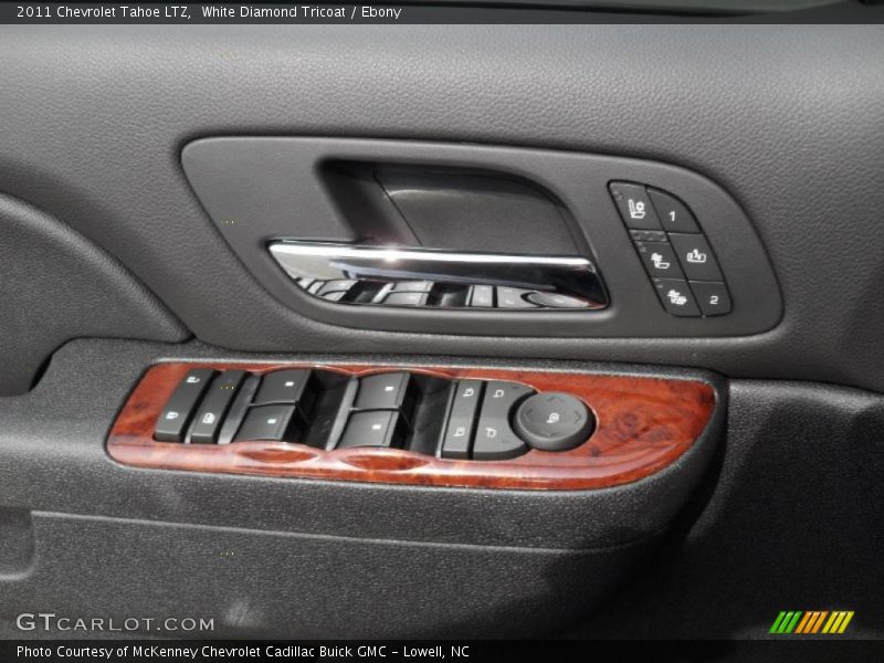 White Diamond Tricoat / Ebony 2011 Chevrolet Tahoe LTZ