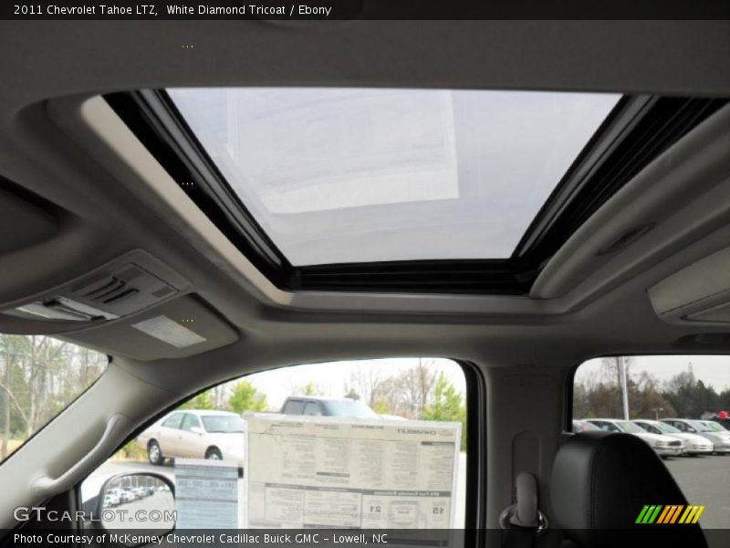 White Diamond Tricoat / Ebony 2011 Chevrolet Tahoe LTZ