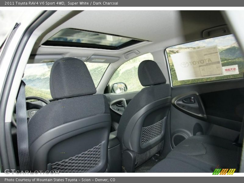 Super White / Dark Charcoal 2011 Toyota RAV4 V6 Sport 4WD