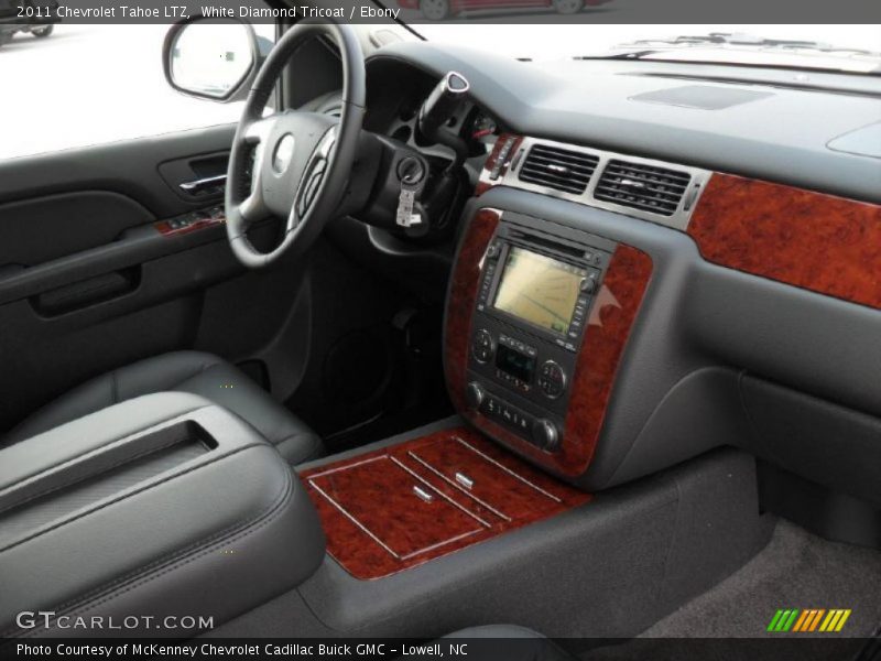 White Diamond Tricoat / Ebony 2011 Chevrolet Tahoe LTZ